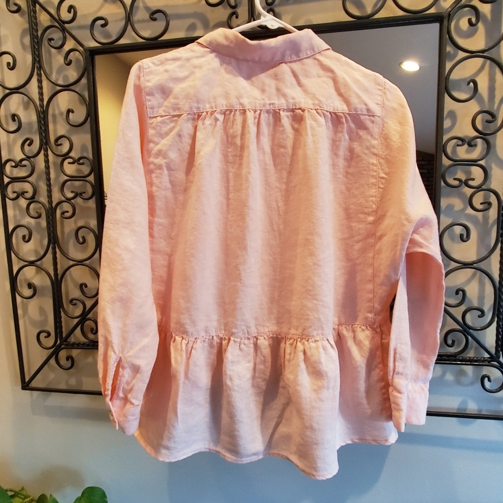 Holding Horses Linen Peplum - Picture 5 of 7